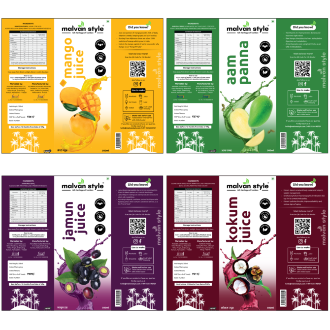 Pack of 4 - Traditional Juices